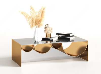 现代茶几3D模型下载